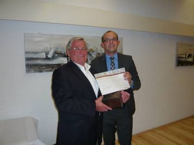 Lutz Köhler ehrte Gerhard Zeller für 40-jährige Parteimitgliedschaft