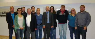 Der neue Vorstand der CDU Weiterstadt (v.l.n.r.) Dennis Rodekirchen, Romana Steiger, Bernd Brunner, Gerhard Zeller, Frank Lützkendorf, Edgar Pohl, Lutz Köhler, Lisa Meinhardt, Joachim Schewior, Ina Dürr und Sebastian Sehlbach