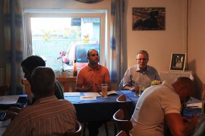 CDU-Vorsitzender Lutz Köhler begrüßte als Ehrengast Michael Gahler MdEP.